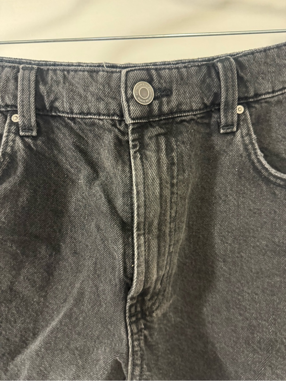 Cotton On Black Frayed Hem Denim Shorts - Picture 3 of 13